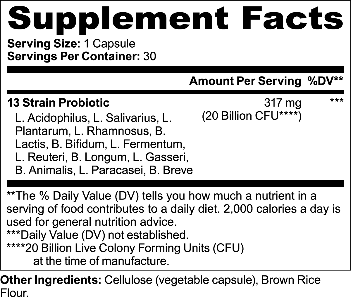 Probiotic 20 Billion Gaudsi Max